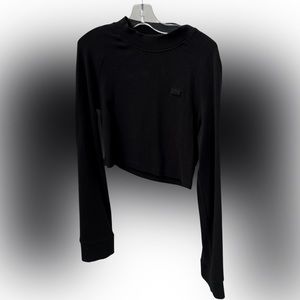 Kith cropped sweaters flare sleeve in black